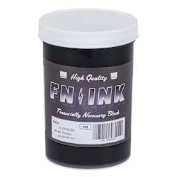FN Ink Plastisol Screen Printing Ink - Black, Pint