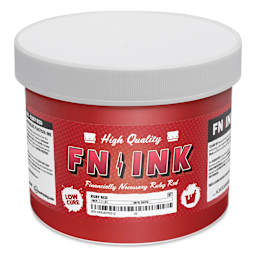 FN Ink Plastisol Screen Printing Ink - Ruby Red, Quart