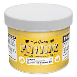 FN Ink Plastisol Screen Printing Ink - Lemon Yellow, Quart