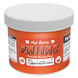 FN Ink Plastisol Screen Printing Ink - Orange, Quart
