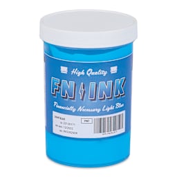 FN Ink Plastisol Screen Printing Ink - Light Blue, Pint
