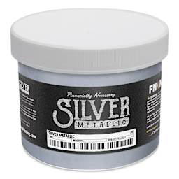FN Ink Plastisol Screen Printing Ink - Silver Metallic, Quart