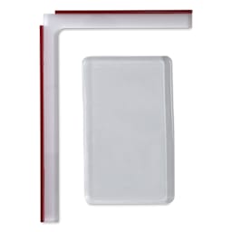 Gelli Arts Perfect Borders - 4" x 6" Kit, mini placement tool with 3" x 5" gel printing plate 