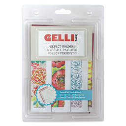Gelli Arts Perfect Borders - 5" x 7" Kit, front of packaging