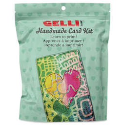 Gelli Arts Handmade Card Printing Kit, front of packaging
