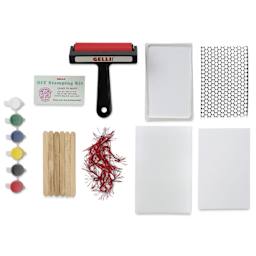 Gelli Arts DIY Stamping Kit contents