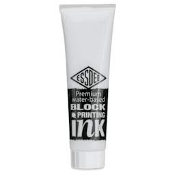 Essdee Premium Water-Based Block Printing Inks - White, 100 ml Tube