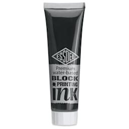 Essdee Premium Water-Based Block Printing Inks - Black, 100 ml Tube