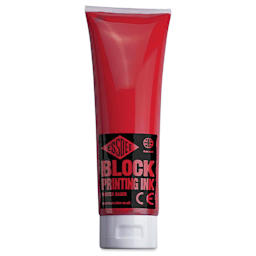 Essdee Premium Water-Based Block Printing Inks - Brilliant Red, 100 ml Tube