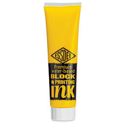 Essdee Premium Water-Based Block Printing Inks - Brilliant Yellow, 100 ml Tube
