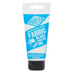 Essdee Fabric Block Printing Ink - White, 100 ml Tube