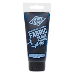 Essdee Fabric Block Printing Ink - Black, 100 ml Tube