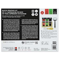 Marabu Block Printing Kit (Back of package)