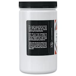 Speedball Screen Printing Gloss Acrylic Overprint Varnish (Back of jar)