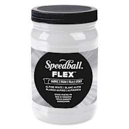 Speedball Flex Screen Printing Fabric Ink - Alpine White, 32 oz