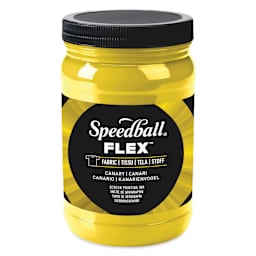 Speedball Flex Screen Printing Fabric Ink - Canary, 32 oz