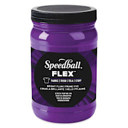 Speedball Flex Screen Printing Fabric Ink - Bright Plum, 32 oz