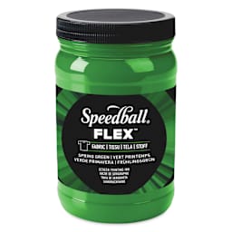 Speedball Flex Screen Printing Fabric Ink - Spring Green, 32 oz