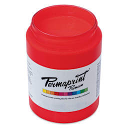 Permaprint Premium Screen Ink - Glow Red, 300 ml