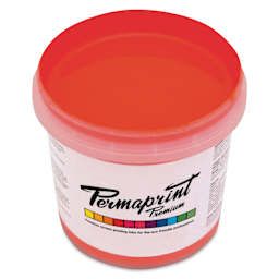 Permaprint Premium Screen Ink - Glow Orange, 1 L