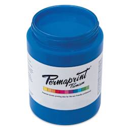 Permaprint Premium Screen Ink - Glow Blue, 300 ml