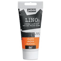 Pebeo Lino Ink - Orange, 80 ml Tube