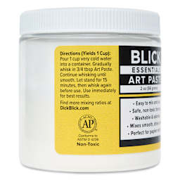 Blick Essentials Art Paste - 2 oz, directions on label