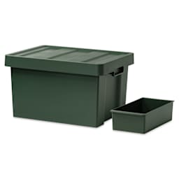 Like-It Store-Up Container with Tray - Shallow, Green