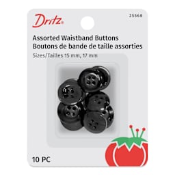 Dritz Waistband Buttons - Pkg of 20 front of packaging
