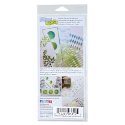 The Crafter's Workshop Slimline Stencil - Sea Turtle Family, 9" x 4" (Back of package)