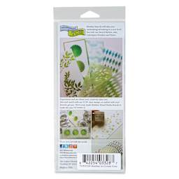 The Crafter's Workshop Slimline Stencil - Ice Cream Cone, 9" x 4" (Back of package)