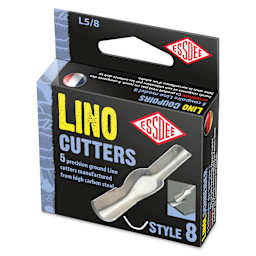 Essdee Lino Cutter Blades - #8, Pkg of 5