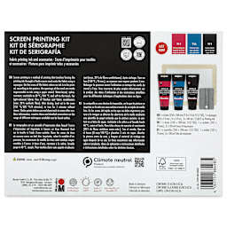 Marabu Screen Printing Kit (Back of package)
