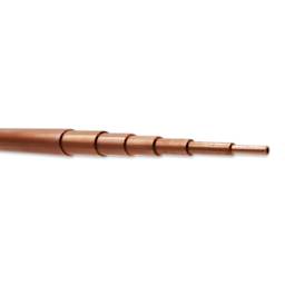 K&S Telescopic Tubing - Copper, Telescoping Tubing Assortment, Pkg of 7, 12" (Tubes inserted into each other)