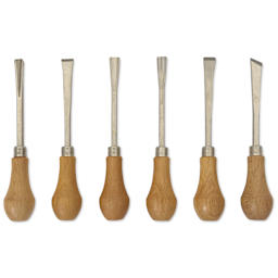 Excel Blades Deluxe Palm Style Chisels - Set of 6