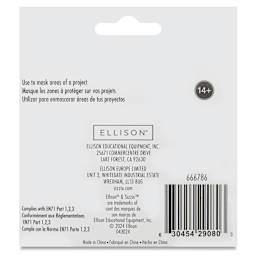 Sizzix Studio Makers Tape - Pkg of 2, back of packaging