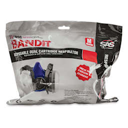 SAS Safety Bandit Disposable Respirator - Medium - front of packaging