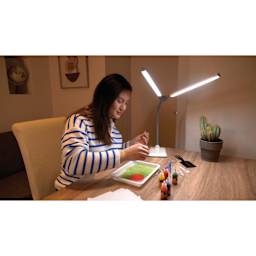 Daylight Duo Pro Table Lamp - in use at desk