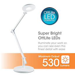 OttLite LED Crane Lamp with Clamp