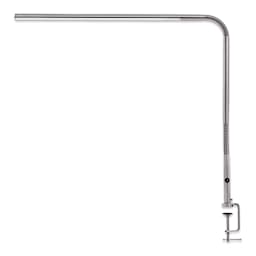 Daylight Slimline 3 LED Table Lamp - Side view with Lamp arm extended vertically to utmost height