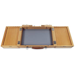 Guerrilla Painter Campaign Box - Front view with optional Gray palette tray