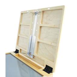 New Wave u.go Plein Air Stretched Canvas Holder, close-up in pochade box (not included)