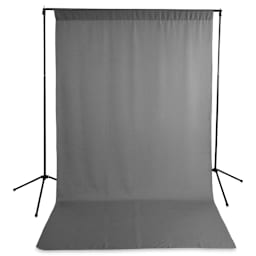 Savage Wrinkle-Resistant Economy Solid  Background Kit - Front view of Gray Background Kit