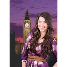 Green Screen Photography Kit - Photo of person with dubbed Big Ben background 