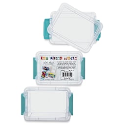 John Bead Stack and Snap Craft Storage Containers - 3 Layers, 1-1/2"H x 3"W x 4-1/2"L (Not stacked)