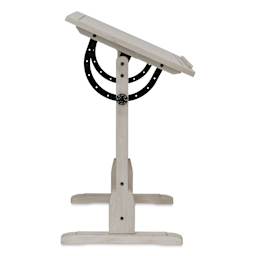 Studio Designs Vintage Drafting Table - Coastal Whitewash, 36" x 24", side view