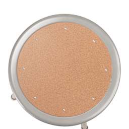 National Public Seating Corp. Adjustable Stool - Without Backrest, Gray, 19" to 27", top