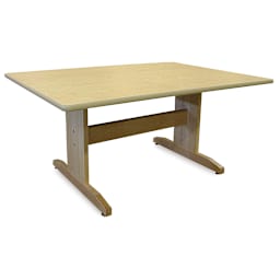 Hann Art Table, Laminate Top without Shelf - 60" x 29-1/4" x 42", Straight Legs