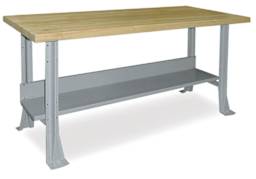 Hann Steel Workbench with Maple Top