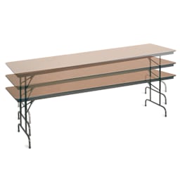Budget-Priced Folding Table - 30" x 96", Walnut, Adjustable